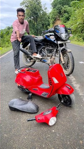 Abar O GT 650 Pulser Bike and Amar Laal Vaspa Scooter Testing 😍
