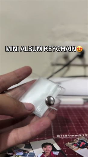 MINI ALBUM KEYCHAIN🥰 #keychain #capcut #highlight #minialbumkeychain #papertales