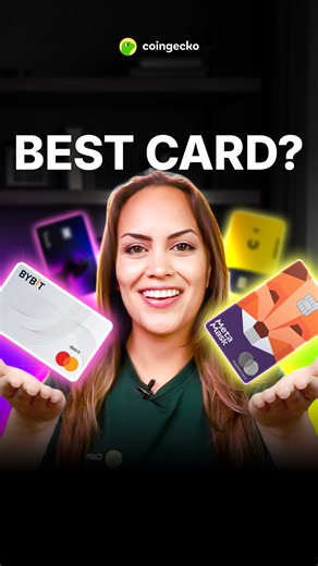 CoinGecko | Cryptocurrency on Instagram: "Thinking of spending your crypto? In today's video, we break down the best crypto debit cards to use, including new launches from @metamask.io, @ledger, and more. Tap the link in our bio to watch the full video ☝"