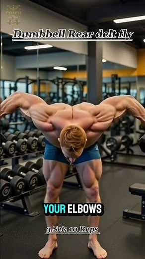 Dumbbell Rear Delt Fly | Build Strong Rear Shoulders