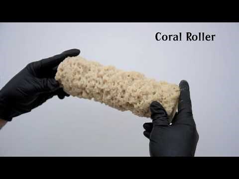 How To Stamp Concrete Texture Rollers for Decorative Concrete - Coral Roller by Walt Tools