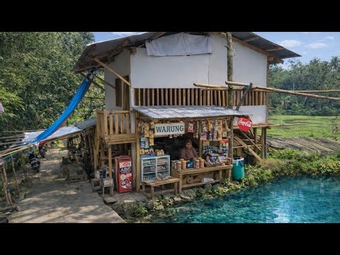 Shocking! A Family Chooses to Live in a Remote House Near a Blue Spring