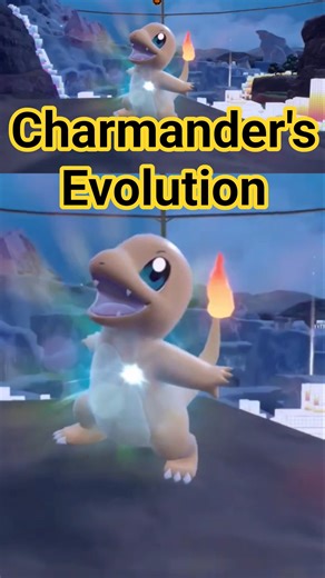 Charmander's Evolution #pokemon #pokemonscarletviolet #videogames #switch #nintendo