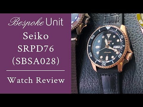 Seiko 5 Sports SRPD76 Review (SBSA028): The Rose Gold 5KX Diver, Made In Japan