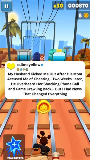 87K views · 1.4K reactions | My Husband Kicked Me Out After His Mom Accused Me of Cheating—Two Weeks Later, He Overheard Her Shocking Phone Call and Came Crawling Back... But I Had News That Changed Everything | Call me yelloww | Facebook