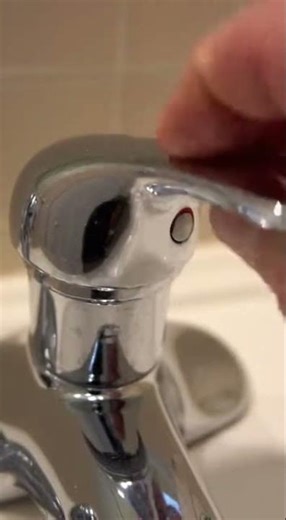 Fix a Loose Bathroom Sink Handle Quick Set Screw Tighten #home #transformyourhome #homerenovation