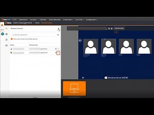 Using BMC Client Management to remotely access the end users' desktop from Live Chat