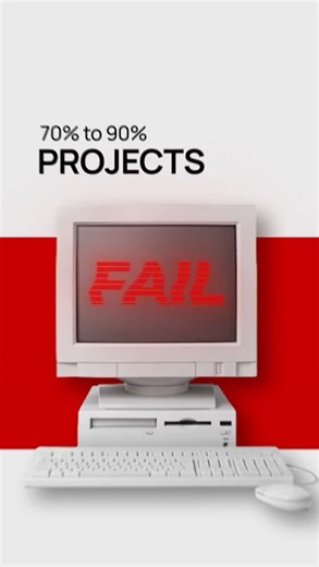 Why 90% of Tech Projects Fail? #shorts