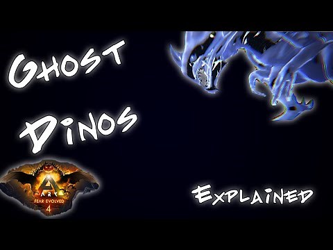 Ark *New* Ghost Dino and Skin Explained! How to get Ghost Dinos!?!
