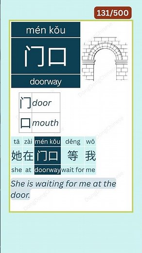 500 Basic Chinese Words & Sentences#chinese #mandarin #learnchinese #learnmandarin#中文#hsk