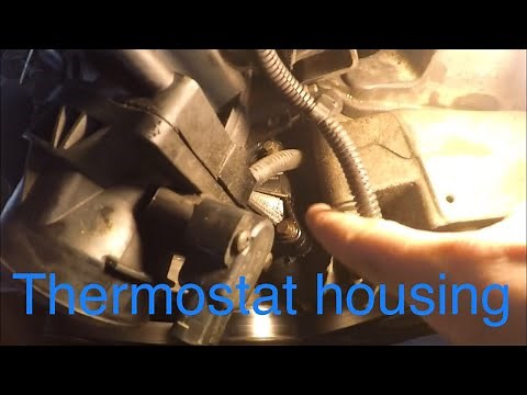HOW TO replace THERMOSTAT HOUSING on a FORD RANGER made easy