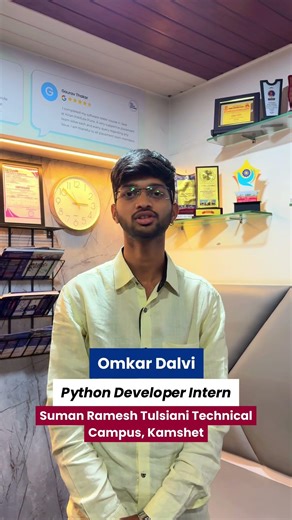 Seccured Job as a Python Developer Intern!