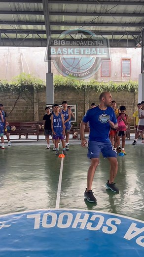 A basic basketball stance involves: Key Elements 1. Feet shoulder-width apart: Stand with your feet slightly wider than shoulder-width apart. 2. Knees slightly bent: Keep your knees slightly bent to lower your center of gravity. 3. Weight evenly distributed: Distribute your weight evenly between both feet. 4. Back straight: Maintain a straight back to balance your body. 5. Head up: Keep your head up and eyes forward. Purpose This stance provides: 1. Balance: Helps you maintain balance and stabil