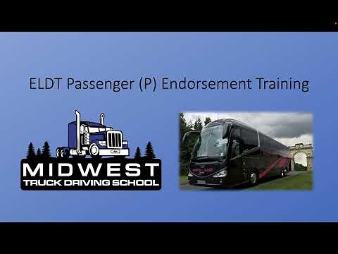 CDL Passenger (P) Endorsement Bus Training