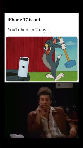 “Apple drops iPhone 17 📱🍏… and YouTubers already plotting destruction 🤯😂” #memes #teamiphone
