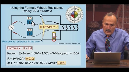 If you’re going to succeed in the electrical trade, you’re going to need a good understanding of the “Formula Wheel.” The Formula Wheel combines the Ohm’s Law Formula Circle and Power Formula Circle (Watt’s Law). Take the time to watch the video where Mike explains this essential tool and how it’s applied using real-life examples. To follow along with this video, you can download a PDF from our newsletter on this topic, click on the link below. 🔗 https://www.mikeholt.com/newsletters.php?action=
