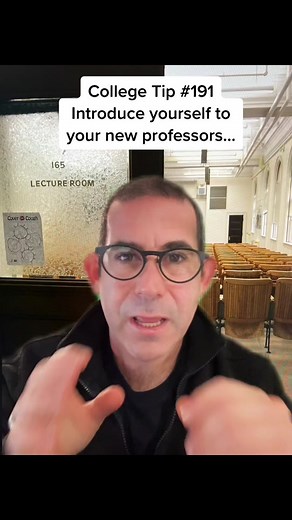 College Tip No. 191: Send your new professors a quick note #college #professor #prof #fypp #greenscreen