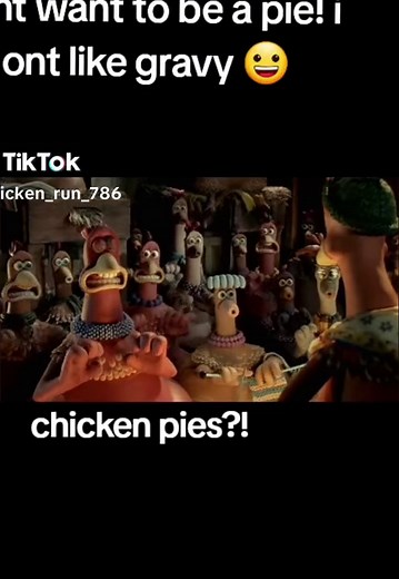 I don't want to be a pie! I don't like gravy 😀
