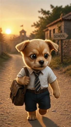 Poor Puppy Was Expelled From School #shorts #poorpuppy #cartoon #emotionalstory