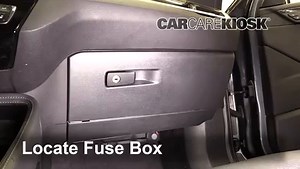 Interior Fuse Box Location: 2017 BMW X1 sDrive28i 2.0L 4 Cyl. Turbo