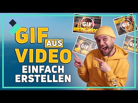 Erstellst du GIF aus Video in 3 Schritte| Filmora X Tutorial DEUTSCH