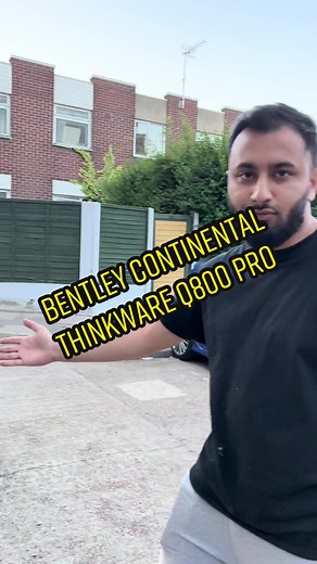 Bentley Continental Thinkware Q800 Pro Dashcam Installation