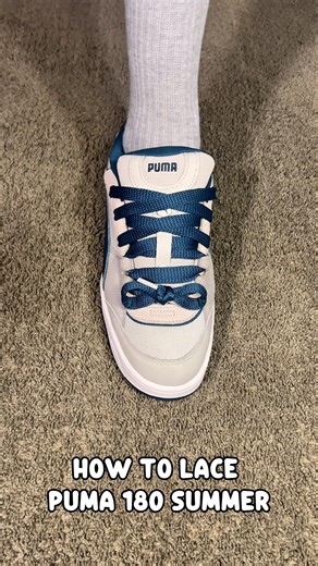 How to lace Puma 180 Summer