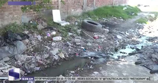 Alertan que la calle San Carlos en Lomas de la Soledad es un foco de infección