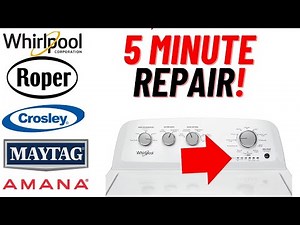**Whirlpool Washing Machine Lid Lock – How to Fix Common Lid Lock Issues! 🚪🔒**