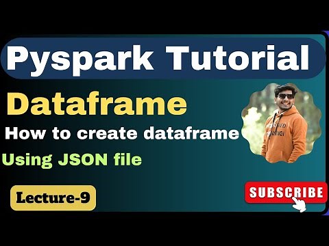 9. Read JSON file using pyspark | pyspark tutorial