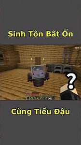 Khi Tôi Sinh Tồn Cùng Với Tiểu Đậu Trong Minecraft (Tập 5) 🤣 #shorts
