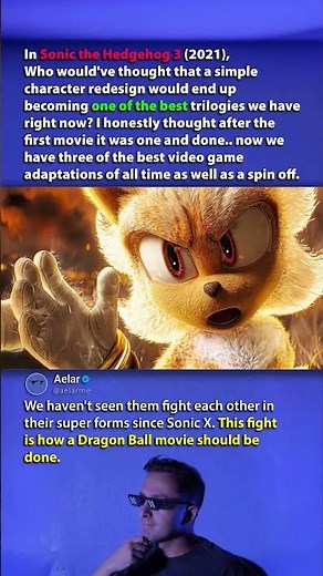 Sonic vs Shadow Superforms fight