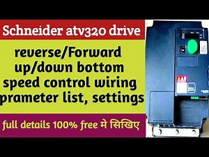 How to wire push button speed control for an ATV320