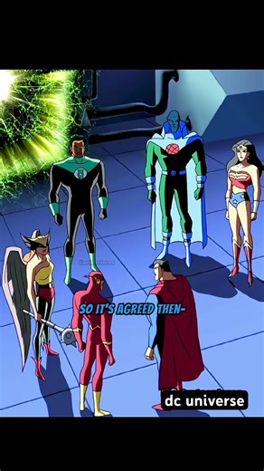 dc animated universe multiverse scene #dccomics #dcuniverse
