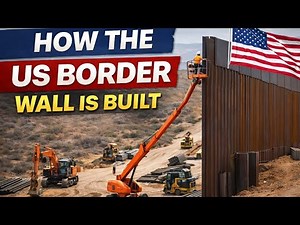 How The US Border Wall Is Built | Inside America’s Massive Engineering Project