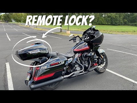 Remote Lock Installed! #harleydavidson #roadglidecvo #tourpack