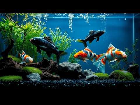 Aquarium Ambience & Fish Tank Sounds | Peaceful Underwater Background for Deep Sleep & Relaxation
