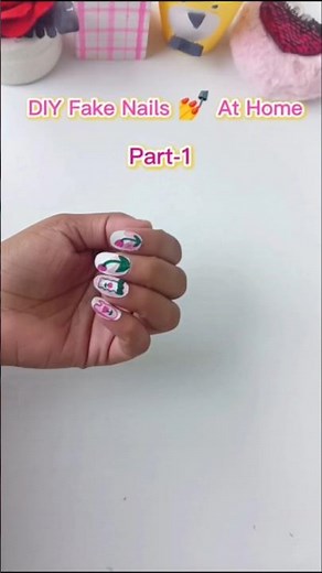 DIY nail Extension at home #diyfakenails #fakenails #nailsart #diy#craftsmaze
