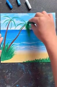 Hermosa y sencilla técnica de pintar. Ideal para que los chicos aprendan a hacer trazos perfectos. | Material Educativo