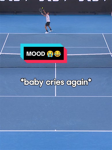 Baby Cries During Tennis Match - Emotional Moments