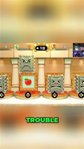 MARIO VS THWOMP! 😱💀 WILDEST REACTION EVER in Mario Party Jamboree #MarioPartyJamboree #Thwomp