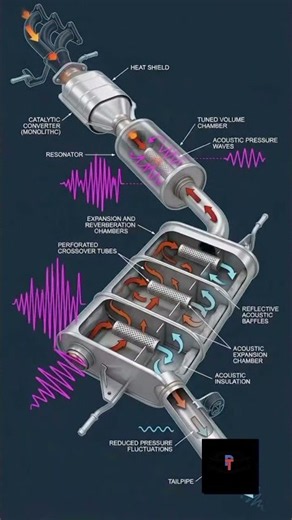 How a Car Exhaust System Works | Muffler, Catalytic Converter & Exhaust Flow. #CatalyticConverter