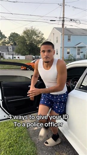 Giving your license to a cop 101 pt2 #trending #funny #viral #shorts #cars #relatable #automobile