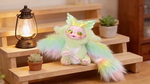 Plush Blind Box Figures, Cute Vinyl Blind Box Plush Doll, Dumia Forest Series Mystery Collectible, Kawaii Action Figures for Birthday, Single Box (1 of 7 Styles)