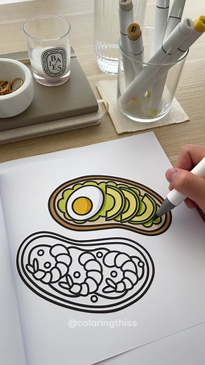 Color an Egg and Avo Toast: Colouring Book Trend