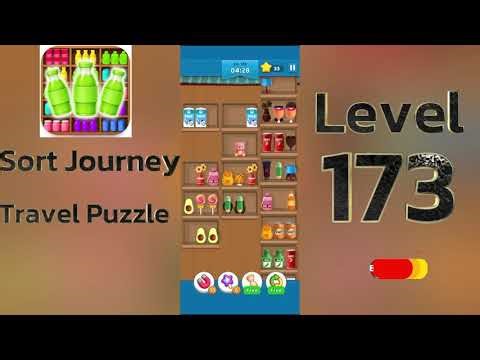 Sort Journey Travel Puzzle Level 173 Walkthrough 🧩✈️ | Relaxing Travel Sorting Game | Go Answer