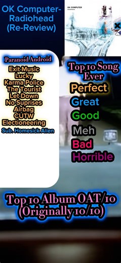 OK Computer-Review #radiohead #shorts #music #review #okcomputer #thecartwrightnation #rock #fyp