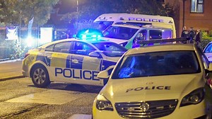 Police gather at scene of Greaves Square shooting (Credit: Snapper SK)