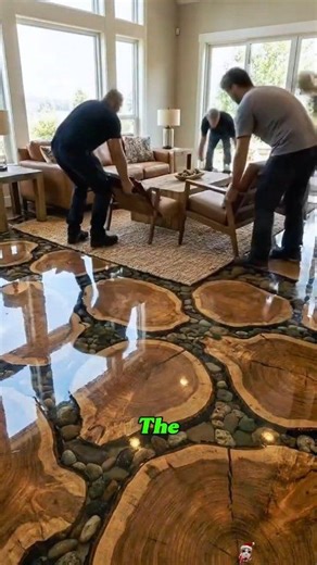 This Isn’t a Floor It’s a 3D Art Installation #EpoxyFloor #ResinFloor #3DFloor #LuxuryFlooring #viral | hazely mat