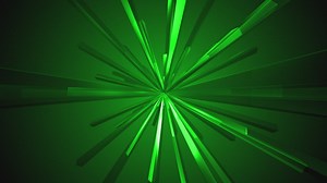 Green rectangular prisms rotating together  - Free Stock Video